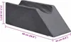 vidaXL Cuscino per le gambe Uni Grigio 68 x 25 x 21,5 cm Anteprima dell’immagine prodotto 8
