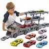 Nákladní auto Transporter s odpalovačem aut Sada s autíčkem Náhled obrázku produktu 1
