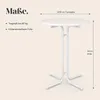 ONBEST Stehtisch | klappbar | mit Husse | Ø 80 cm | 60 kg | Produktbild-Vorschau 8