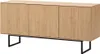 Wohnzimmer-Lowboard mit 150 cm Breite in Eiche, 3 Türen, Produktbild-Vorschau 1