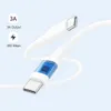A white USB-C charging and data cable with a transparent section showing a blue circuit board. Produktbild-Vorschau
