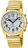 Master Time MTLA-10943-12Z Sprechende Damen-Funkuhr Goldfarben mit Zugband 1 Voir les images du produit