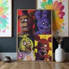 Obraz k vybarvení podle čísel s rámečkem Five Nights at Náhled obrázku produktu 4