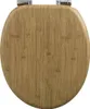 WC-Sitz Toilettensitz mit Absenkautomatik, MDF Holzkern, Produktbild-Vorschau 1