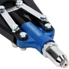 DEUBA® Nietenzange Set 5 Mundstücke 200 Nieten 3,2-6,4 mm Produktbild-Vorschau 3