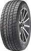 A close-up studio shot of a car tire mounted on a silver rim. Produktbild-Vorschau