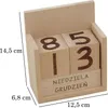 Holzkalender für den Schreibtisch, Würfel, Dekoration, Produktbild-Vorschau 4