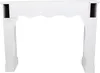 A white fireplace surround console. Produktbild-Vorschau