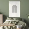 MuchoWow® Wandteppich Wandbehang Kunst - Bogen - Schwarz - Produktbild-Vorschau 4