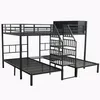 Letto a castello Flieks 90x200cm / 140x200cm per 3 bambini, Anteprima dell’immagine prodotto 8