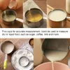 5 Stück/Set Edelstahl-Messbecher-Set Zucker Kaffee Milch Produktbild-Vorschau 4