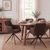 Barhocker braun Teddyfell ergonomisch 82 cm Höhe, Produktbild-Vorschau 3