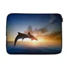 MuchoWow® Laptop Hülle 13 Zoll Zwei Delphine springen ins Produktbild-Vorschau 1