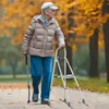 Déambulateur pliable Hemi Walker à un bras pour personnes Voir les images du produit 8