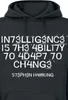 Sprüche Kapuzenpullover Herren Intelligence Is The Ability Produktbild-Vorschau 3