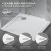 Pojemnik prysznicowy LuxeBath, 80x80 cm, biały, z kompletem Podgląd zdjęcia produktu 4