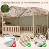 Crazy Pine Lit cabane 190x100 cm - Lit d'enfant en bois Voir les images du produit 4