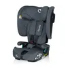 A studio shot of a gray car seat against a white background. Voir les images du produit