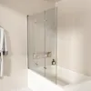 EMKE 120x140cm schermo doccia per vasca da bagno pieghevole Anteprima dell’immagine prodotto 14