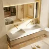Badkamer set met dubbele wasbak van gesinterd materiaal, Productafbeelding-voorbeeld 1