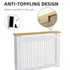 FATIVO Copritermosifone 112x20x83 cm – copritermo bianco Anteprima dell’immagine prodotto 5