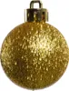 TrendLine Weihnachtskugeln bruchfest, langlebig Ø 4 cm gold Produktbild-Vorschau 4