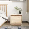 vidaXL Noční stolky 2 ks 35x34x32 cm z masivního Náhled obrázku produktu 3