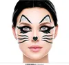 Katze Fledermaus Gesicht Aufkleber Schminke Glitter Produktbild-Vorschau 9