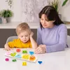 Holzpuzzle Montessori Sensorik Sortierbrett – Lernspielzeug Produktbild-Vorschau 4