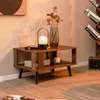 Tavolino da caffè in stile retrò industriale con ripiano, Anteprima dell’immagine prodotto 7