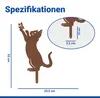 Maximex Gartenstecker Katze und Schmetterling, 2er Set, Produktbild-Vorschau 9