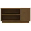 TV-Schrank Honigbraun 80x35x40,5 cm Massivholz Kiefer Produktbild-Vorschau 5
