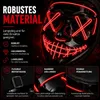 LED Purge Maske rot – steuerbare Horror Leuchtmaske – Produktbild-Vorschau 5