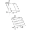 enjoysolar® Aluminium Masthalterung für Einzelpanel mit Produktbild-Vorschau 5
