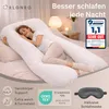 ELONEO Seitenschläferkissen mit Bezug, Stillkissen, Produktbild-Vorschau 3