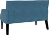 vidaXL Banc Chesterfield Blau 112 x 65,5 x 75 cm Samt Voir les images du produit 6