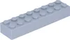 LEGO® Zweireihige Steine Bausteine Hellgrau NEU! Menge 100x Produktbild-Vorschau 7