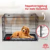 AREBOS Hundekäfig 92,5x60x66 cm klappbar Hundebox Produktbild-Vorschau 4