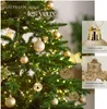 Lot de 100 boules de Noël dorées assorties - jaune or Voir les images du produit 3