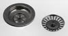 Bruckner Waschbecken Edelstahl Auslass 6/4", gun metal Produktbild-Vorschau 3