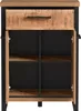 trendteam Garderobe Enna Garderobenkommode Mango/Schwarz, Produktbild-Vorschau 3
