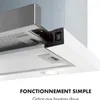 Mariana 60 hotte plate 500 m³/h évacuation d'air LED Voir les images du produit 4