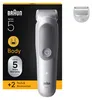 Braun Series 5 BG5500, Nass & Trocken, Akku, Grau, Weiß Produktbild-Vorschau 1