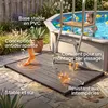 AREBOS base douche solaire PVC antidérapante résistante Voir les images du produit 3