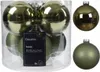 Christbaumkugeln Rosmary grün Ø 8 cm aus Glas - 6er Set Produktbild-Vorschau 4