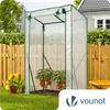 VOUNOT® Schuin dak kas, foliekas 100x50x150cm voor Productafbeelding-voorbeeld 6