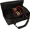 A black bag containing a set of batteries with red wires connected. Produktbild-Vorschau