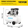 Compressore silenzioso da 50 L, Compressore silenzioso Anteprima dell’immagine prodotto 7