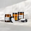 Relaxdays Salbentiegel, 12er Set, 240 ml, Braunglas, Tiegel Produktbild-Vorschau 2