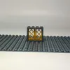 LEGO® 1x4x3 Fenster Golden Grauer Rahmen für Haus, Gebäude Produktbild-Vorschau 2